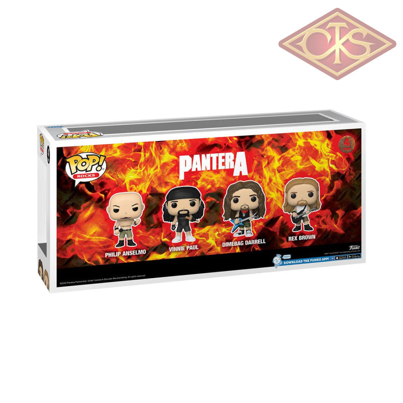 Shops Funko Pop Rocks - PANTERA - Anselmo / Vinnie Paul / Dimebag Darrell / Rex Brown