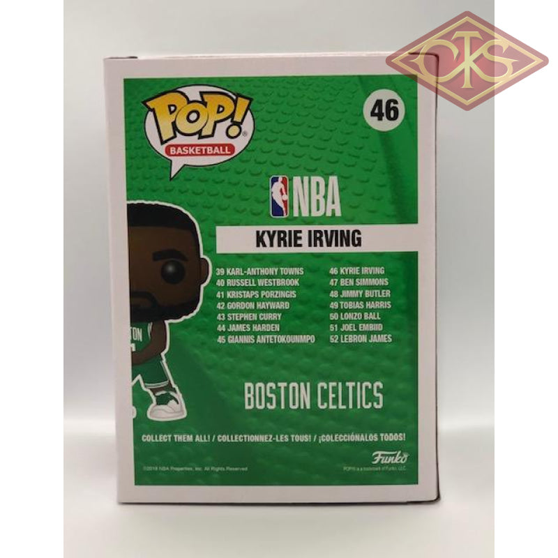 Funko POP Sports Basketball NBA Boston Celtics Kyrie Irving 46 The Kid Collector Shop