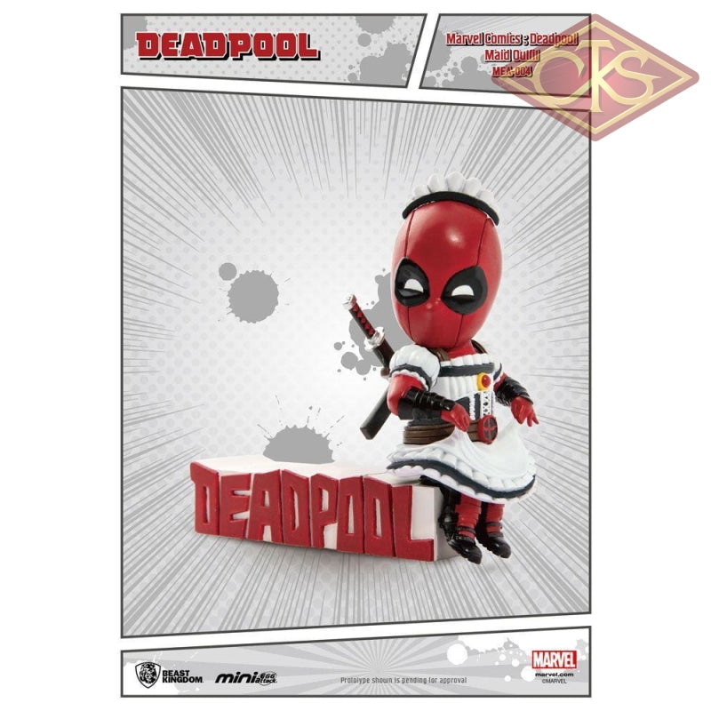 Marvel Mini Heroes Deadpool Collectible Figurine, Multicolor