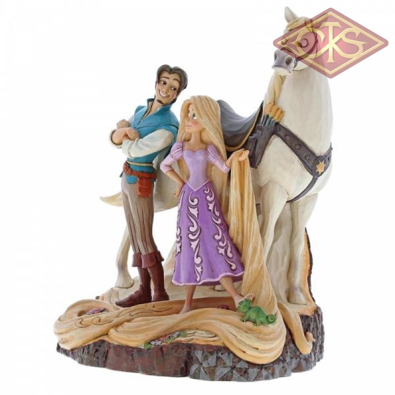 Disney Traditions TANGLED Rapunzel & Flynn Rider MY NEW DREAM