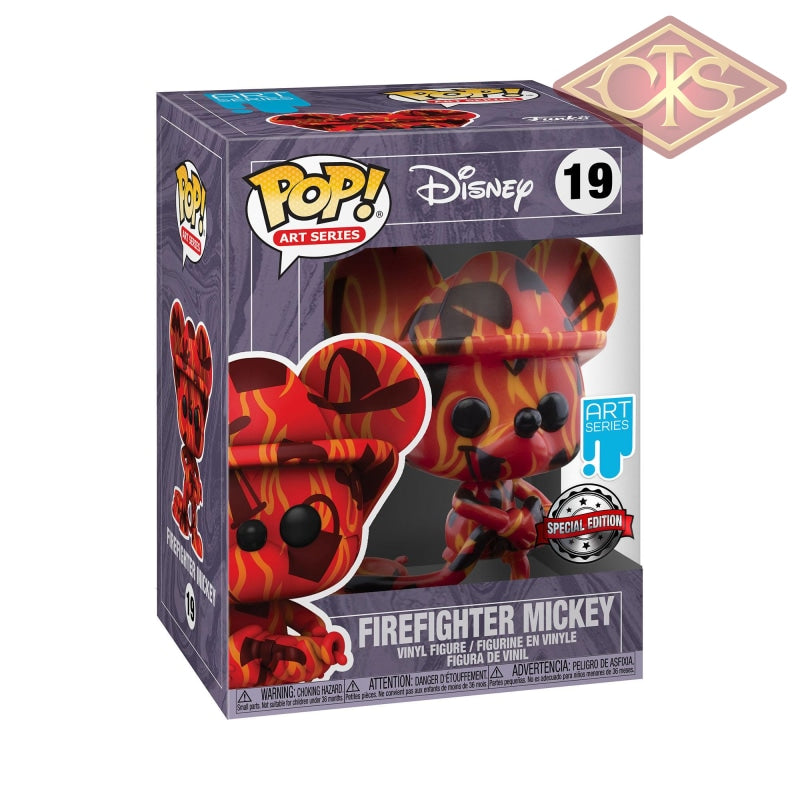 Funko POP! Art Series - Disney - Firefighter Mickey (incl. Hard