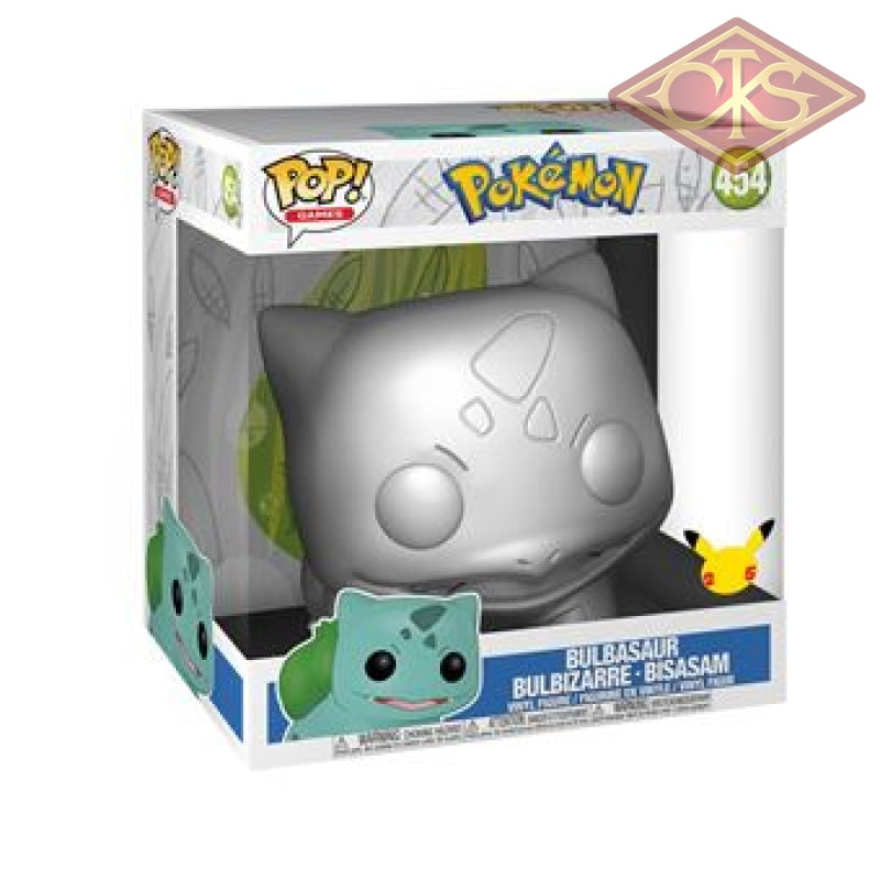 Pokemon - Bulbasaur Bulbizarre Bisasam 453 25 Years - Funko Pop! - Vinyl  Figur