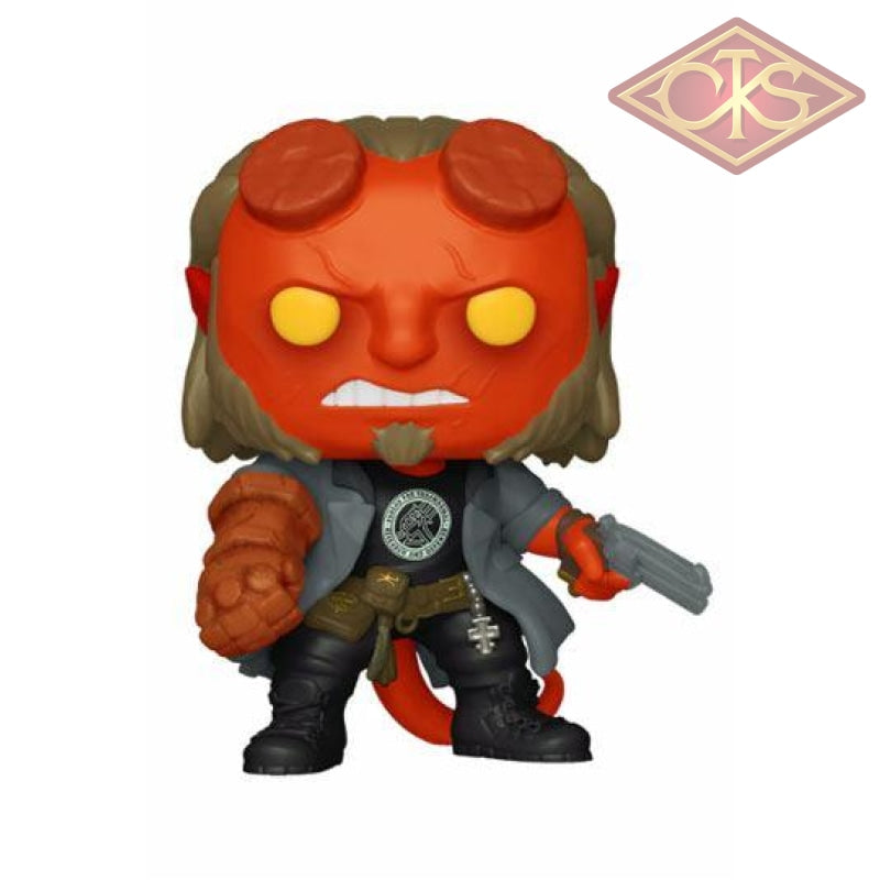 Funko POP! Movies - Hellboy - Hellboy w/ BPRD Tee (750)| The Kid