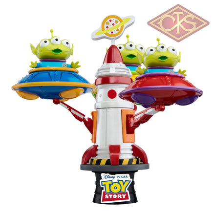 Beast Kingdom Toys : Disney, Toy Story - Diorama Alien Spin Ufo (16cm)