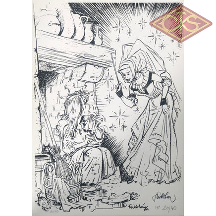 COMICS Ex-libris : Cendrillon (Walthéry)