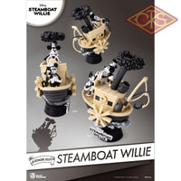 Disney - 90Th Mickey Anniversary Steamboart Willie Diorama (15 Cm) Figurines