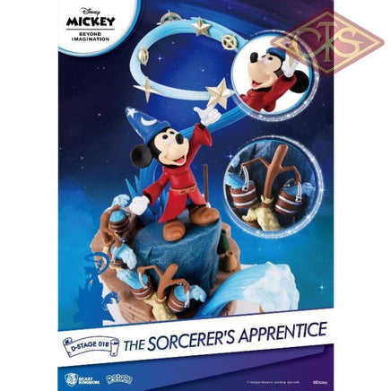 Disney - 90Th Mickey Anniversary The Sorcerers Apprentice Diorama (15 Cm) Figurines