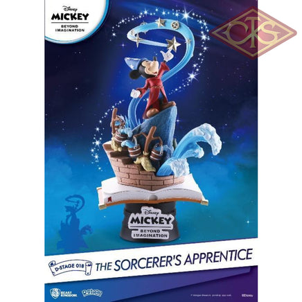 Disney - 90Th Mickey Anniversary The Sorcerers Apprentice Diorama (15 Cm) Figurines