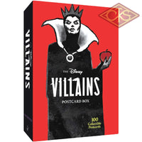 Postcard Box - The Disney Villains - 100 Collectible Postcards