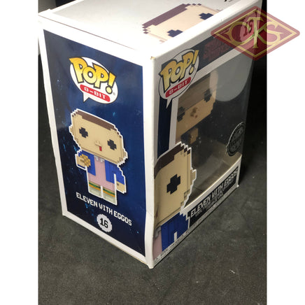 FUNKO POP! 8-Bit - Stranger Things - Eleven w/ Eggos (16) Exclusive 'Damaged Packaging'