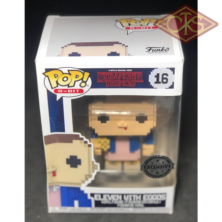 FUNKO POP! 8-Bit - Stranger Things - Eleven w/ Eggos (16) Exclusive 'Damaged Packaging'