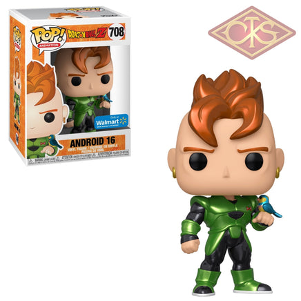 Funko POP! Animation - Dragonball Z - Android 16 (Metallic) (708) Exclusive