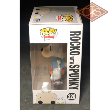 FUNKO POP! Animation - Rocko's Modern Life - Rocko with Spunky (320) 'Small Damaged Packaging'