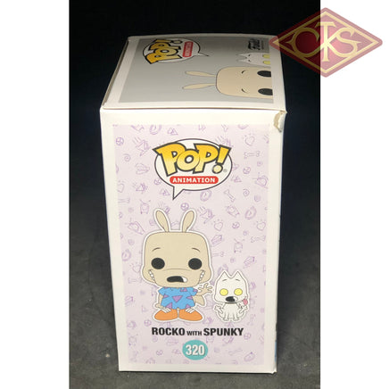 FUNKO POP! Animation - Rocko's Modern Life - Rocko with Spunky (320) 'Small Damaged Packaging'