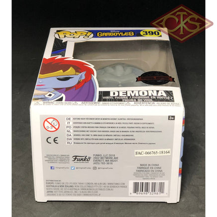 FUNKO POP! Disney - Gargoyles - Demona (Stone) (390) Exclusive "Small Damaged Packaging"