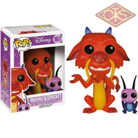 Funko Pop! Disney - Mulan Mushu & Cricket (167) Figurines