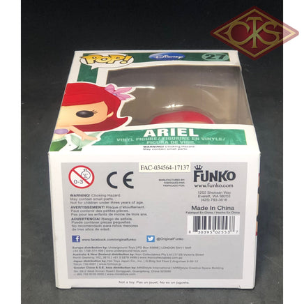 FUNKO POP! Disney - The Little Mermaid - Ariel (27) "Small Damaged Packaging"