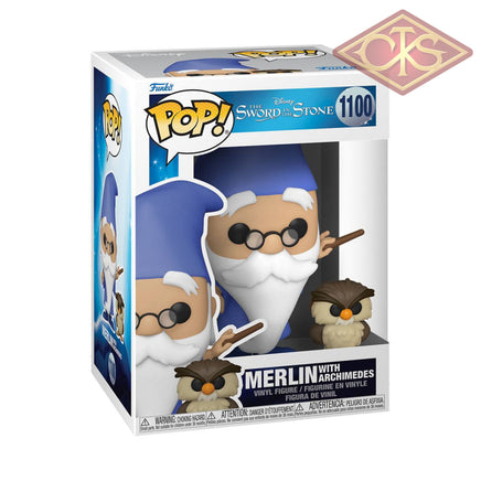 Funko POP! Disney - The Sword in The Stone - Merlin w/ Archimedes (1100)