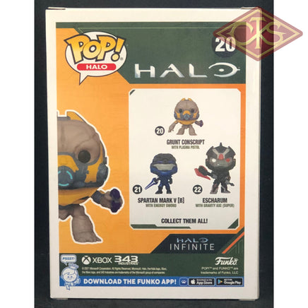 FUNKO POP! Games - Halo - Grunt Conscript w/ Plasma Pistol (20) (Small Box Damage) Funko POP!