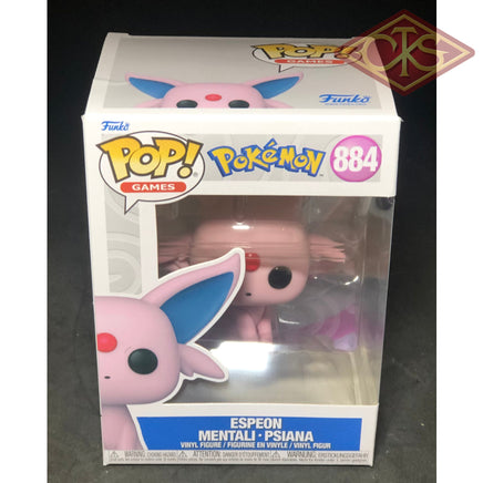 Funko POP! Games - Pokemon - Espeon (Mentali / Psiana) (884) 'Small Damaged Packaging'