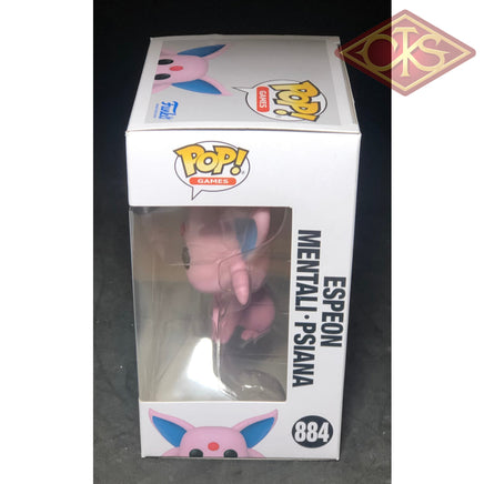 Funko POP! Games - Pokemon - Espeon (Mentali / Psiana) (884) 'Small Damaged Packaging'