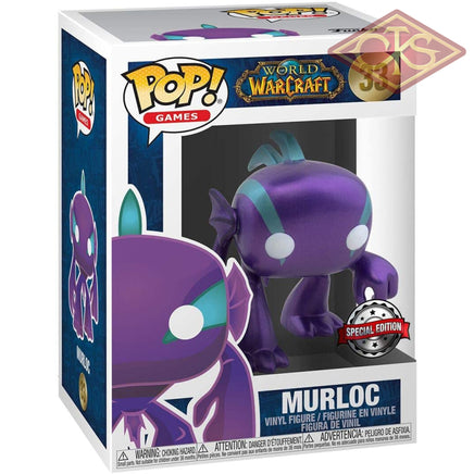 FUNKO POP! Games - World of Warcraft - Murloc (Metallic) (33) Exclusive "Small Damaged Packaging"