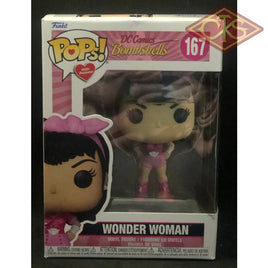 Funko POP! Heroes - DC Comics Bombshells - Wonder Woman (Breast Cancer Awareness) (167) 'Small Box Damage'