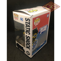 Funko POP! Heroes - Justice League - Static Shock (387) Exclusive Box Damage