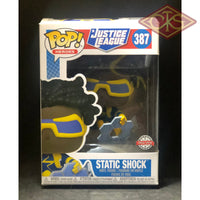 Funko POP! Heroes - Justice League - Static Shock (387) Exclusive Box Damage