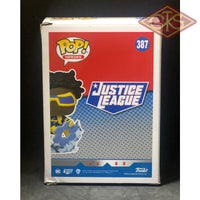 Funko POP! Heroes - Justice League - Static Shock (387) Exclusive Box Damage