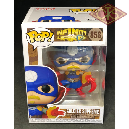 FUNKO POP! Marvel - Infinity Warps - Solder Supreme (858) "Small Damaged Packaging"