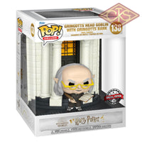 Funko POP! Movies - Harry Potter - Gringotts Head Goblin w/ Gringotts Bank (138) Exclusive