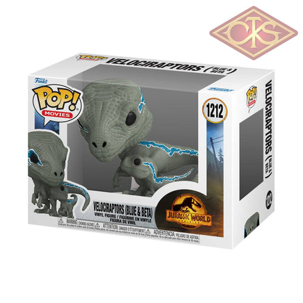 Funko POP! Movies - Jurassic World, Dominion - Velociraptors (Blue & Beta) (1212)