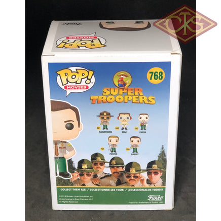 FUNKO POP! Movies - Super Troopers - Rabbit (768) "Small Damaged Packaging"