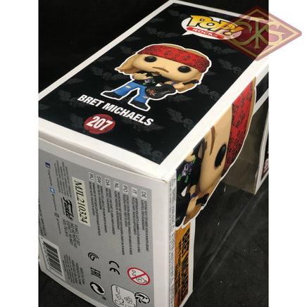 Funko POP! Rocks - Bret Michaels - Bret Michaels (207) 'Minor Box Damage'