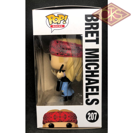 Funko POP! Rocks - Bret Michaels - Bret Michaels (207) 'Minor Box Damage'