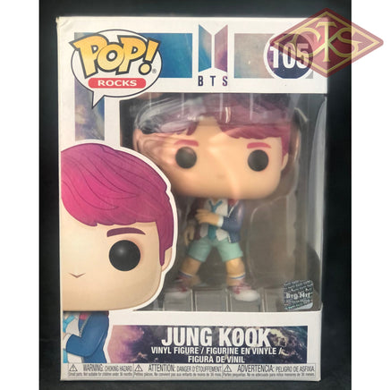 Funko POP! Rocks - BTS (Bangtang Boys) - Jung Kook (105) 'Small Box Damage'