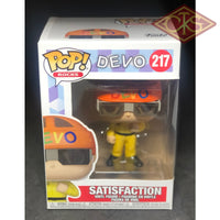 FUNKO POP! Rocks - Devo - Satisfaction (Yellow Suit) (217) 'Small Damaged Packaging'