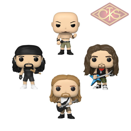 Funko POP! Rocks - Pantera - Philip Anselmo / Vinnie Paul / Dimebag Darrell / Rex Brown (4 Pack)