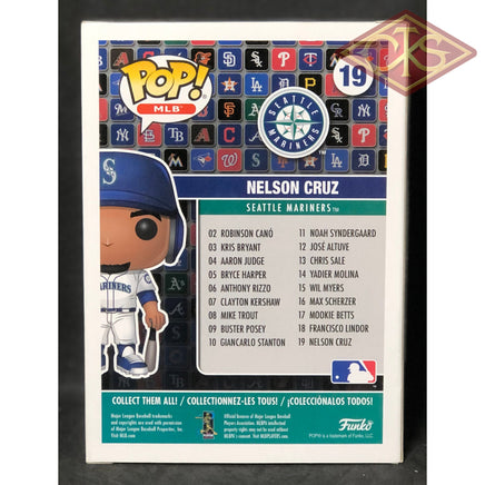 Funko POP! Sports - Baseball MLB - Nelson Cruz (Seattle Mariners) (19) 'Minor Box Damage'