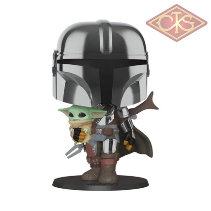 Funko POP! Star Wars - The Mandalorian - The Mandalorian w/ The Child 10" (380)