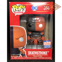 Funko POP! Television - DC Super Heroes - Deathstroke SDCC 2021 (368) 'Minor Box Damage'