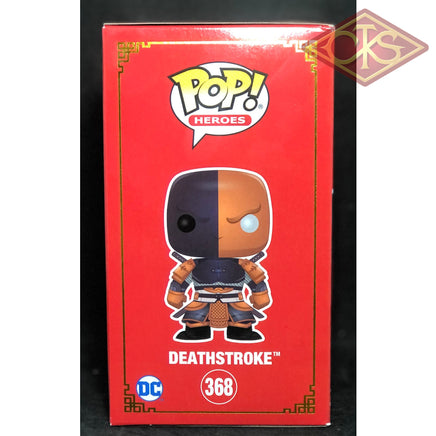 Funko POP! Television - DC Super Heroes - Deathstroke SDCC 2021 (368) 'Minor Box Damage'