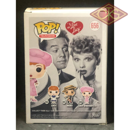 Funko POP! Television - I Love Lucy - Lucy (B/W) (Factory) (656) Exclusive 'Box Damage'