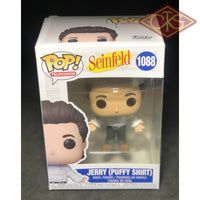 FUNKO POP! Television - Seinfeld - Jerry Seinfeld (Puffy Shirt) (1088) 'Small Damaged Packaging'