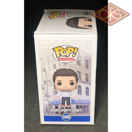 FUNKO POP! Television - Seinfeld - Jerry Seinfeld (Puffy Shirt) (1088) 'Small Damaged Packaging'