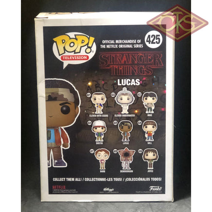 Funko POP! Television - Stranger Things - Lucas Sinclair (425) Box Damage