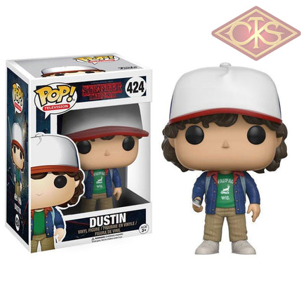 Funko POP! Television - Strangers Things - Dustin Henderson (Blue Jacket) (424)