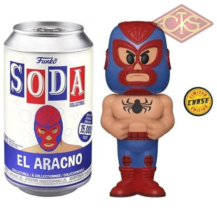 Funko SODA - Marvel, Lucha Libre - El Aracno (Metalico) CHASE