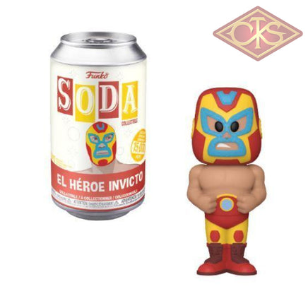 Funko SODA - Marvel, Lucha Libre - El Héroe Invicto (Iron Man)